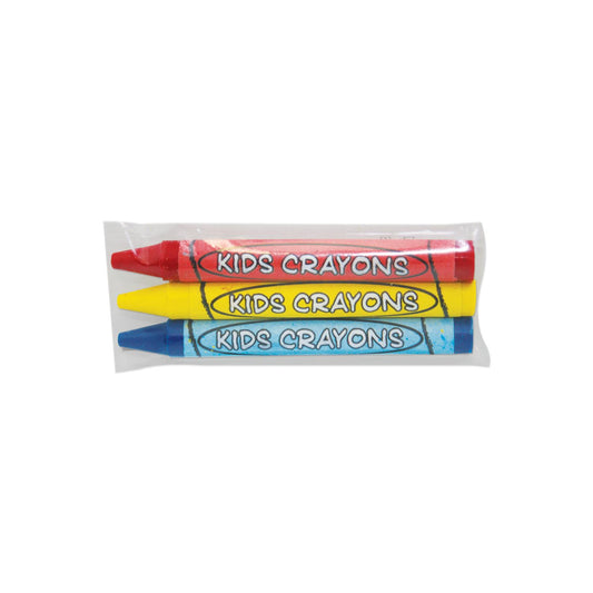 Multicolor 3 Pack Cello Wrapped Crayons