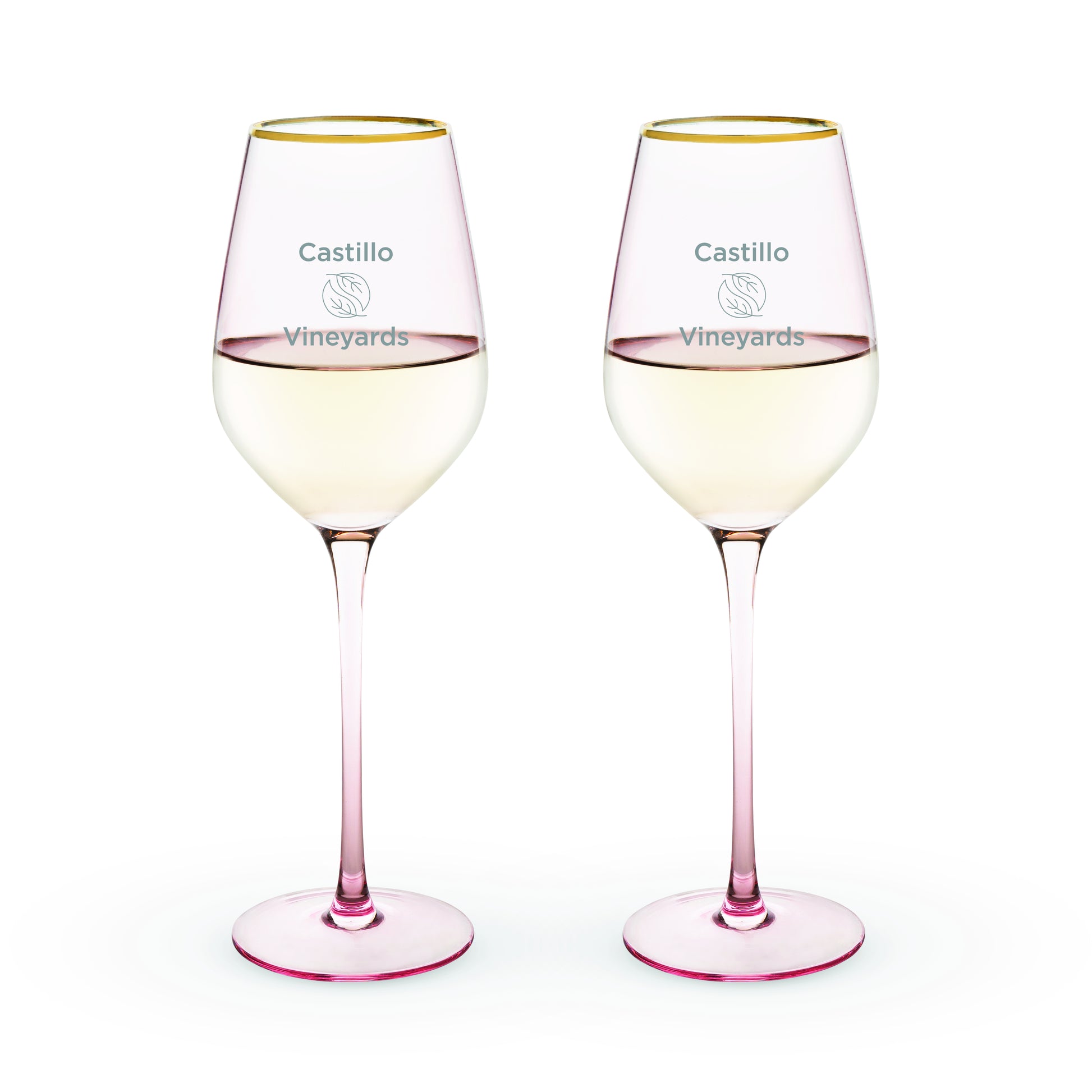 Twine Living® Rose Crystal White Wine Glass