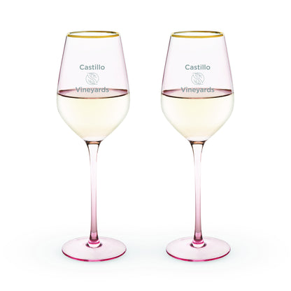 Twine Living® Rose Crystal White Wine Glass