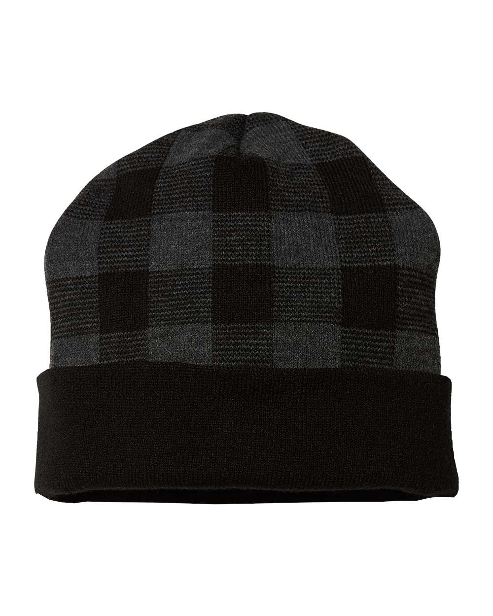 USA-Made Plaid Beanie - RKP12