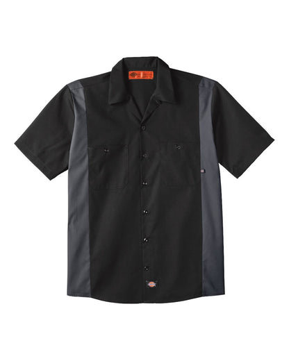 Men's Tall Industrial Colorblocked Short Sleeve Shirt - LS524T