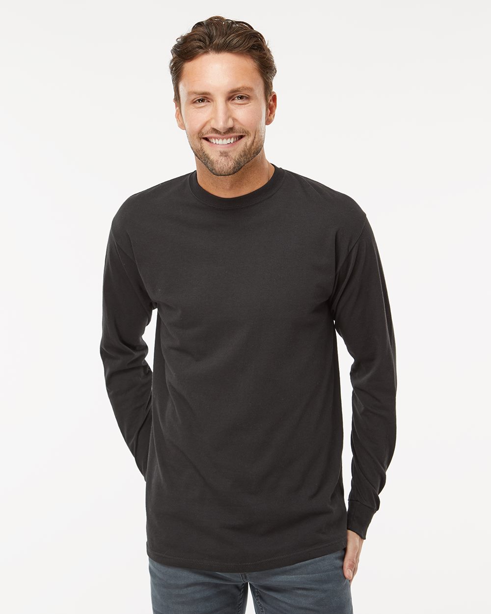 Unisex Gold Soft Touch Long Sleeve T-Shirt - 4820