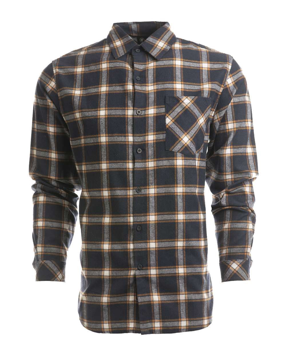 Men's Open Pocket Flannel Shirt - 8212