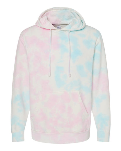 Unisex Midweight Tie-Dyed Hooded Sweatshirt - PRM4500TD
