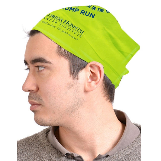 "Full Color Sublimation Cooling Fandana™" 170 GSM Multi-Functional Cooling Gaiter, Facecover and Hea