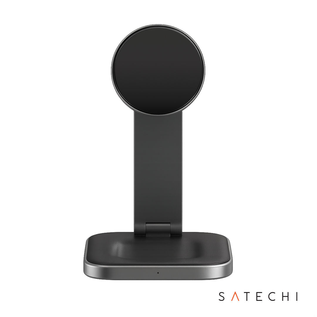 SATECHI® 2-in-1 Foldable Qi2 Wireless Charging Stand