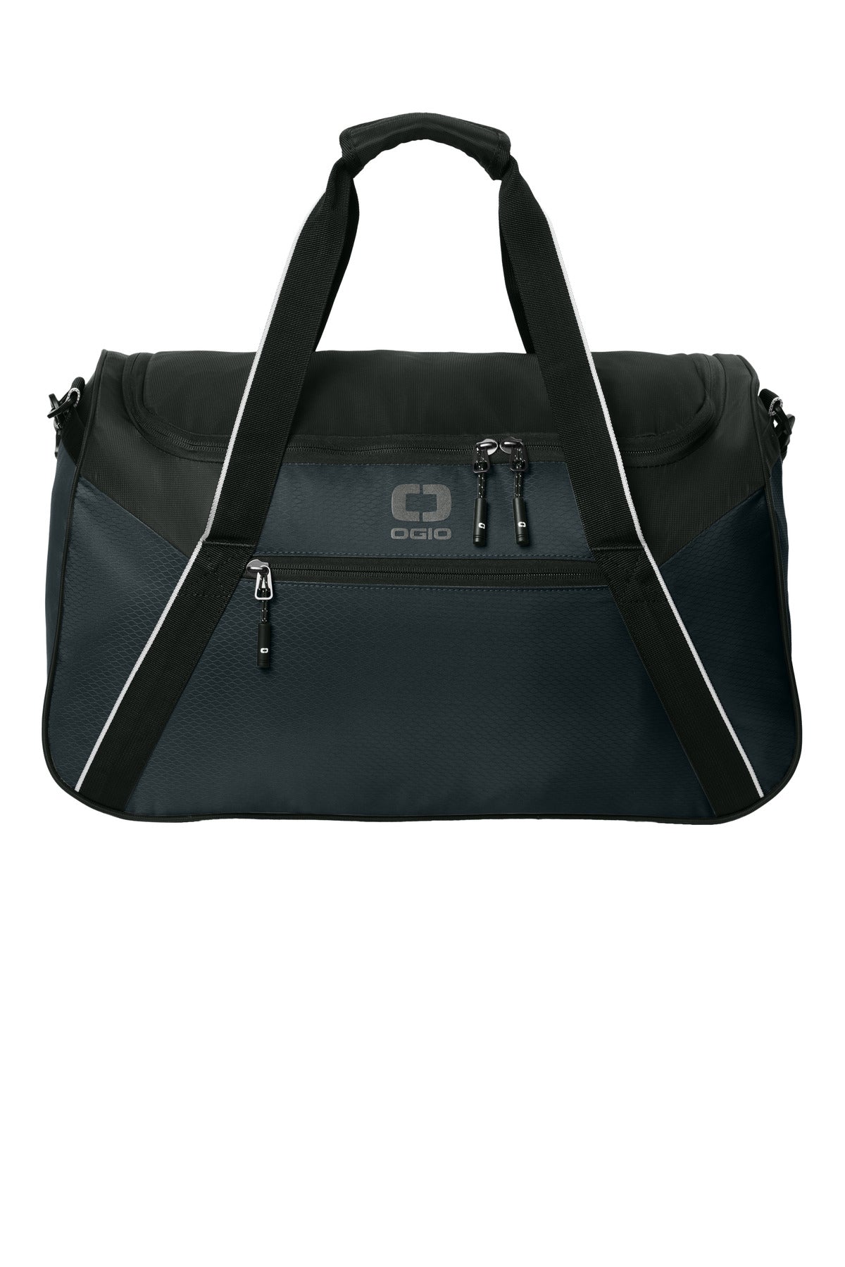 Front View of Blacktop OGIO Inception Duffel 95002