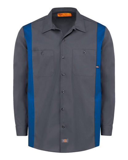 Men's Tall Industrial Colorblocked Long Sleeve Shirt - 5524T
