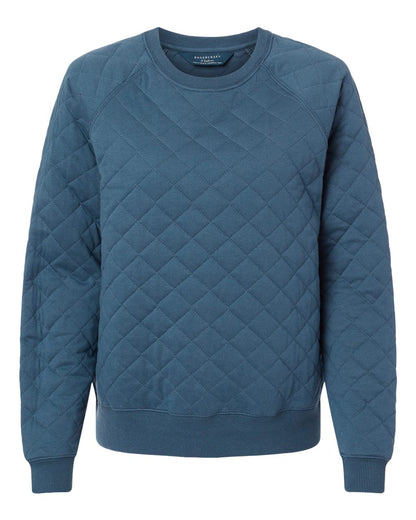 Women's Quilted Crewneck Pullover - R08