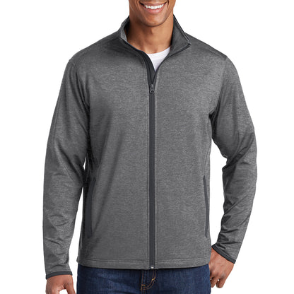 Sport-Tek® Sport-Wick® Stretch Contrast Full-Zip Jacket