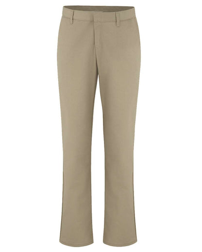 Women's Extended Sizes Industrial Flat Front Pants - FP92EXT