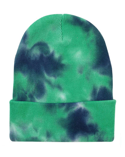 12" Tie-Dyed Cuffed Beanie - SP412