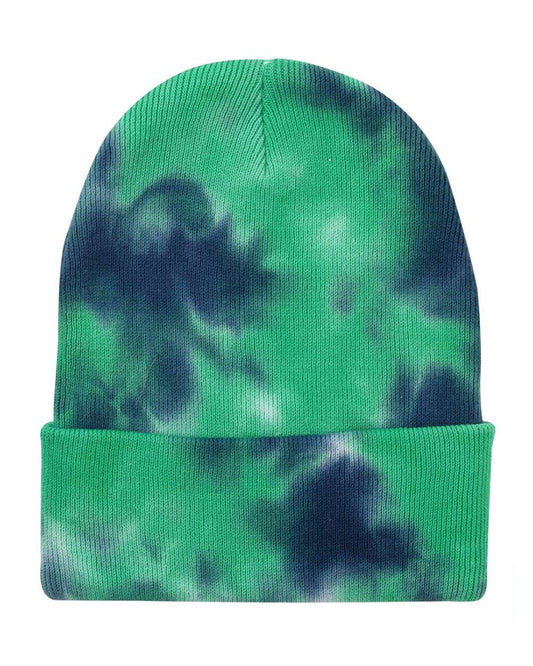 12" Tie-Dyed Cuffed Beanie - SP412