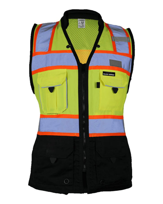 Women's Premium Black Series® Heavy Duty Surveyors Vest - S5021-5022