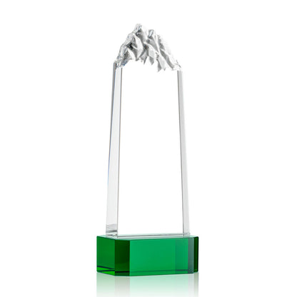 Himalayas VividPrint™ Award on Base - Green
