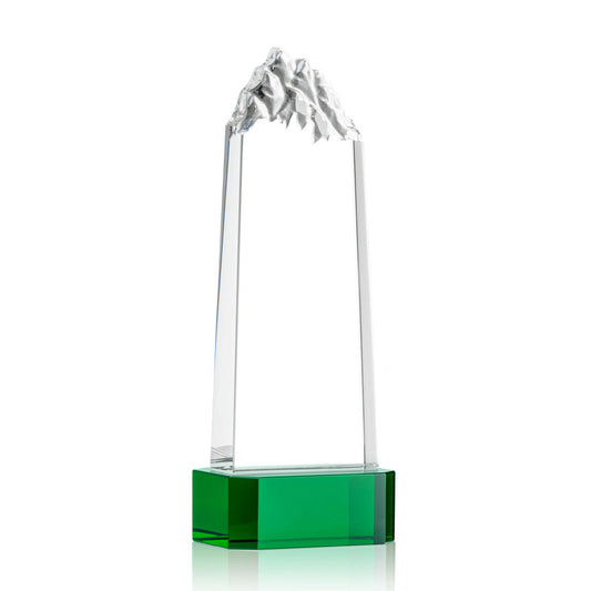 Himalayas VividPrint™ Award on Base - Green