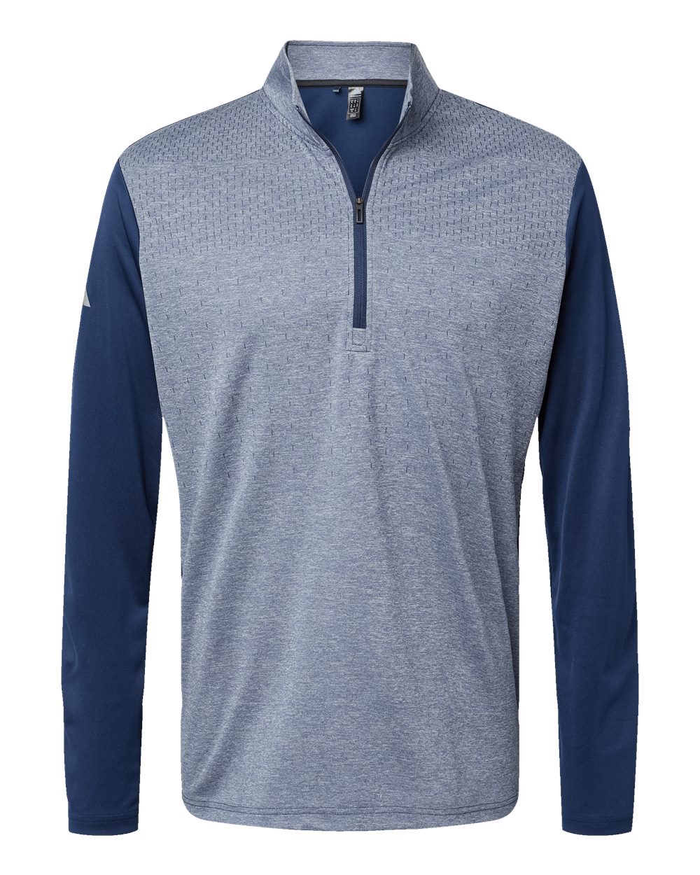 Men's Ultimate365 Heather Block Print Quarter-Zip Pullover - A522