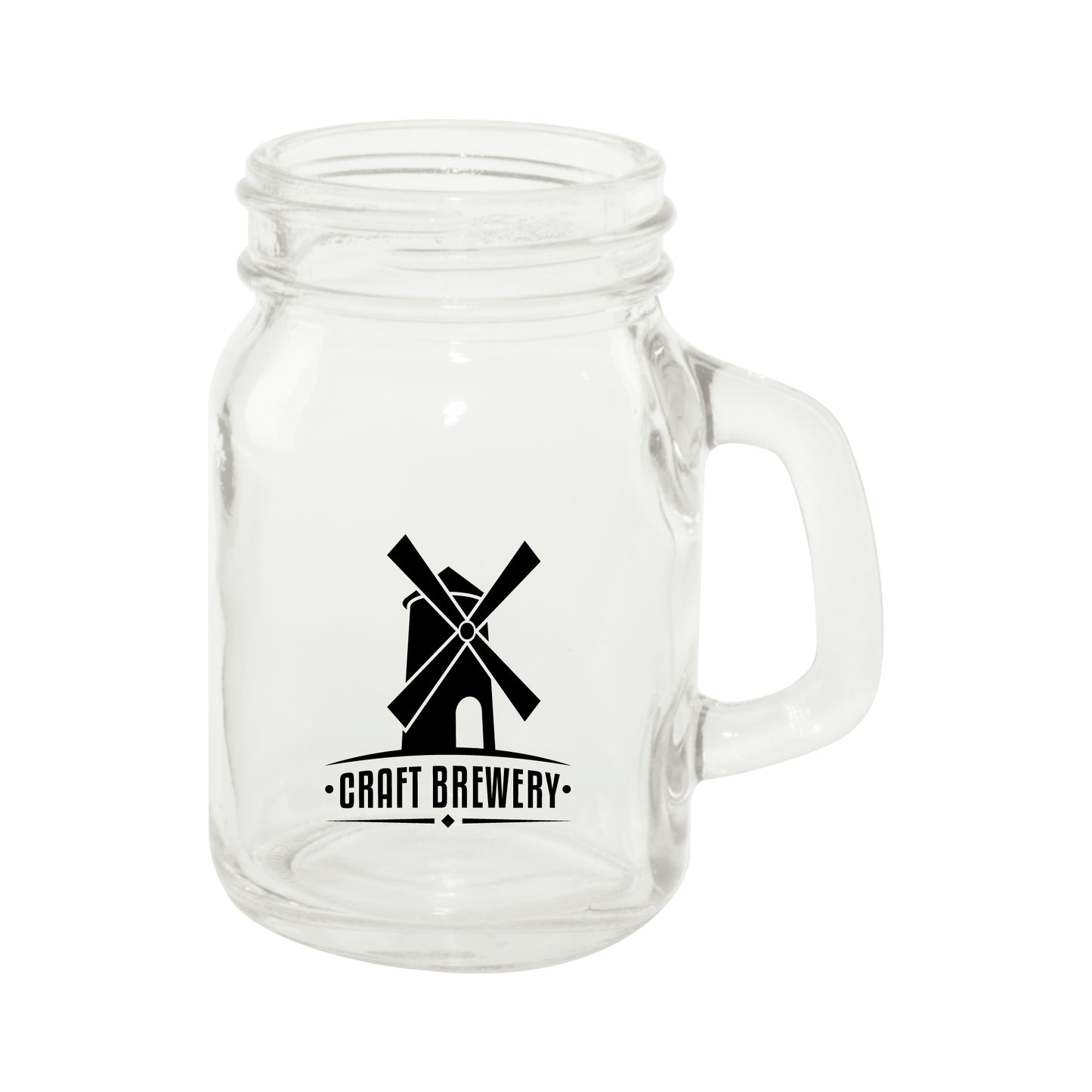 3.7 oz. Mini Mason Drinking Jar Taster Glass