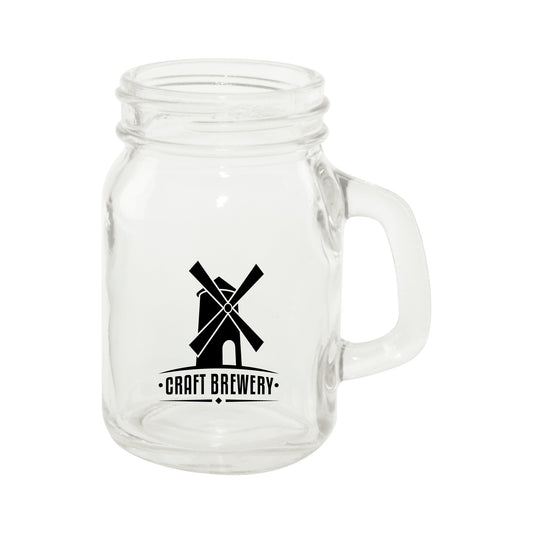 3.7 oz. Mini Mason Drinking Jar Taster Glass