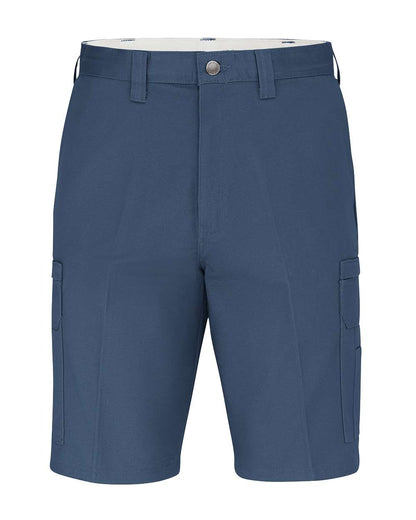 Men's Extended Sizes 11" Industrial Cotton Cargo Shorts - LR33EXT