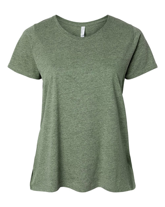Women's Curvy Collection Fine Jersey Tee - 3816