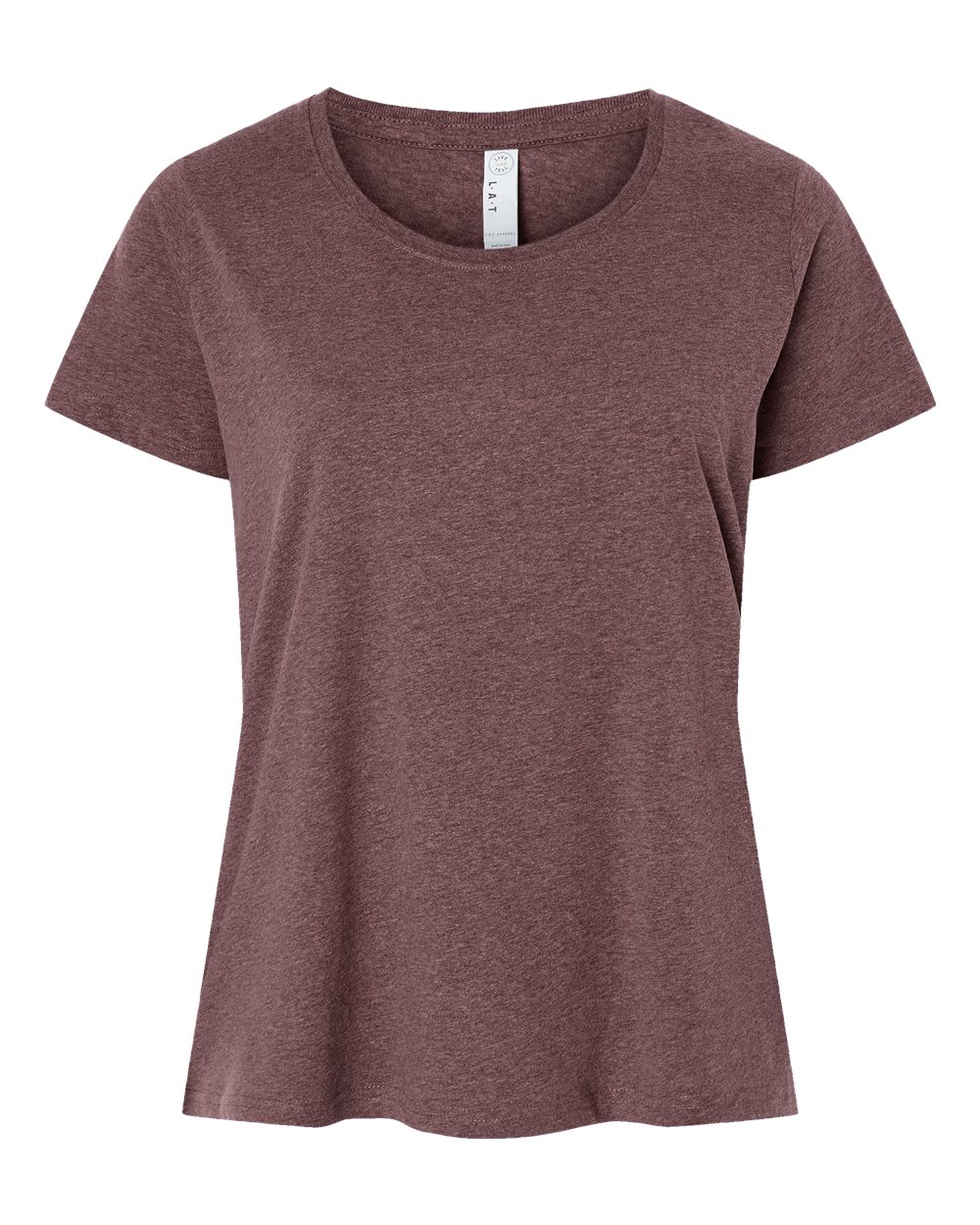 Women's Curvy Collection Fine Jersey Tee - 3816