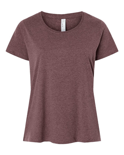 Women's Curvy Collection Fine Jersey Tee - 3816