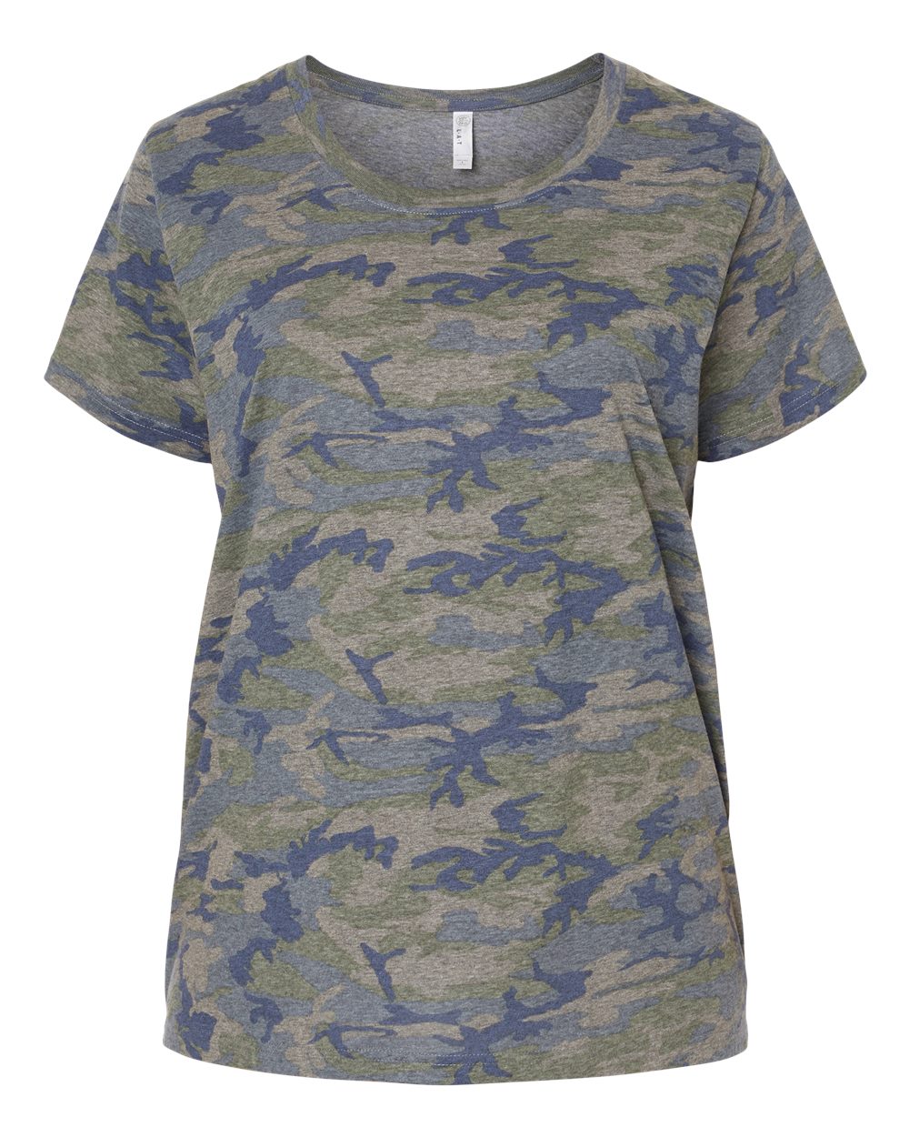 Women's Curvy Collection Fine Jersey Tee - 3816