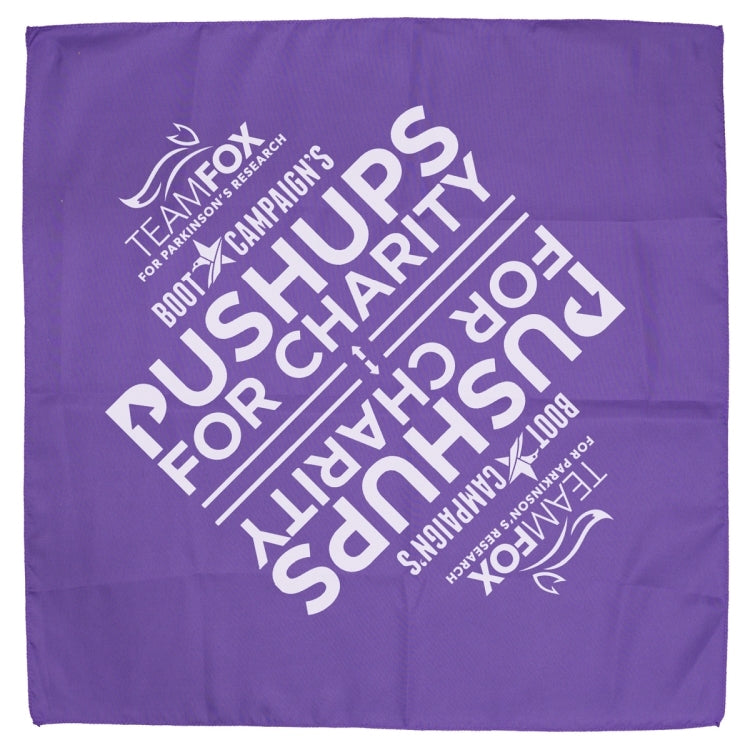 "THE AURORA BANDANA" Headband and Neck Wear Full Color Sublimation - Import Air Ship – 22” x 22”