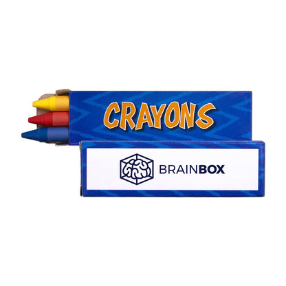 Blue 3 Pack Crayons
