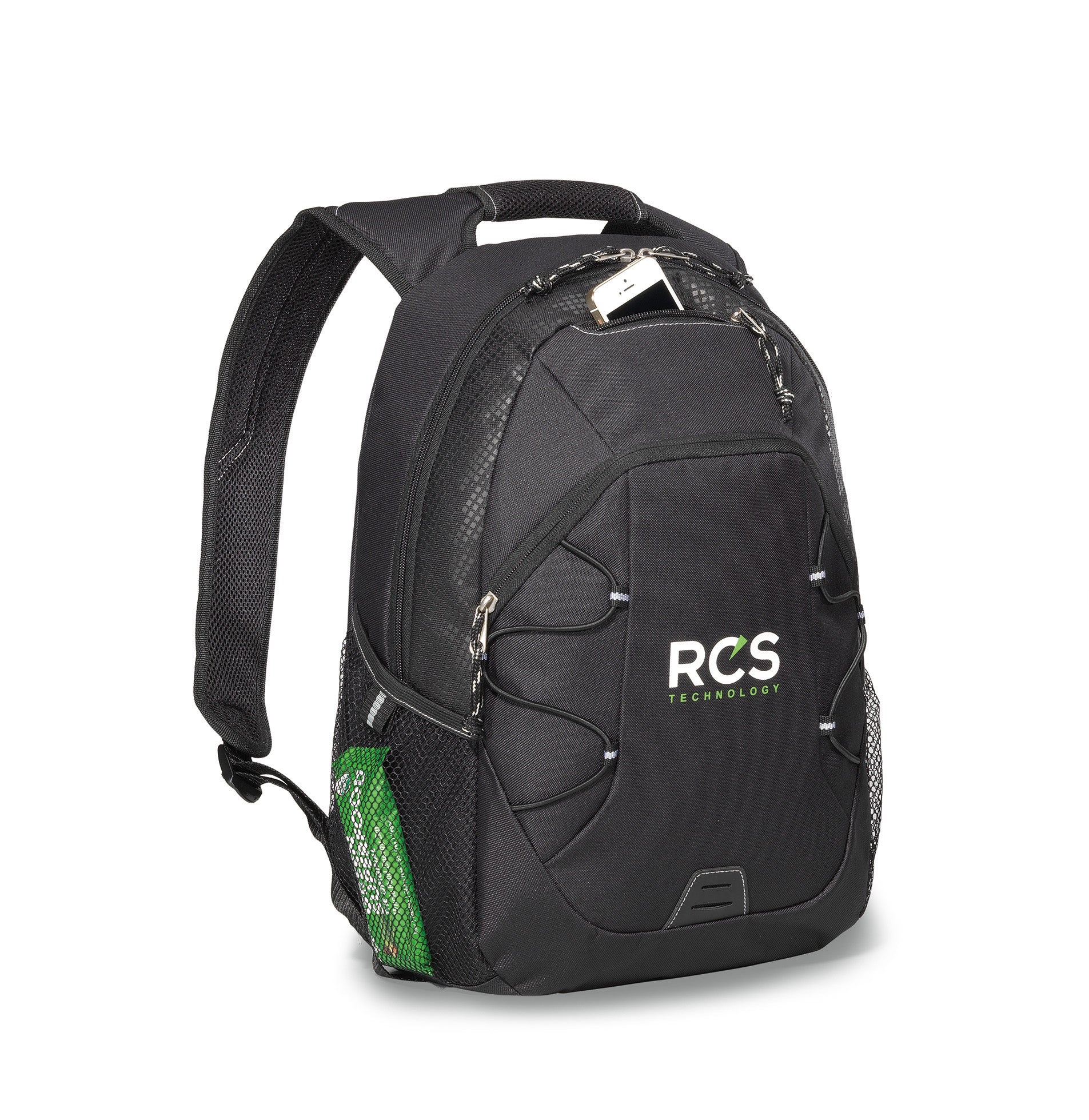 Black Matrix Laptop Backpack