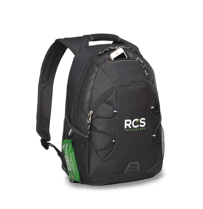 Black Matrix Laptop Backpack