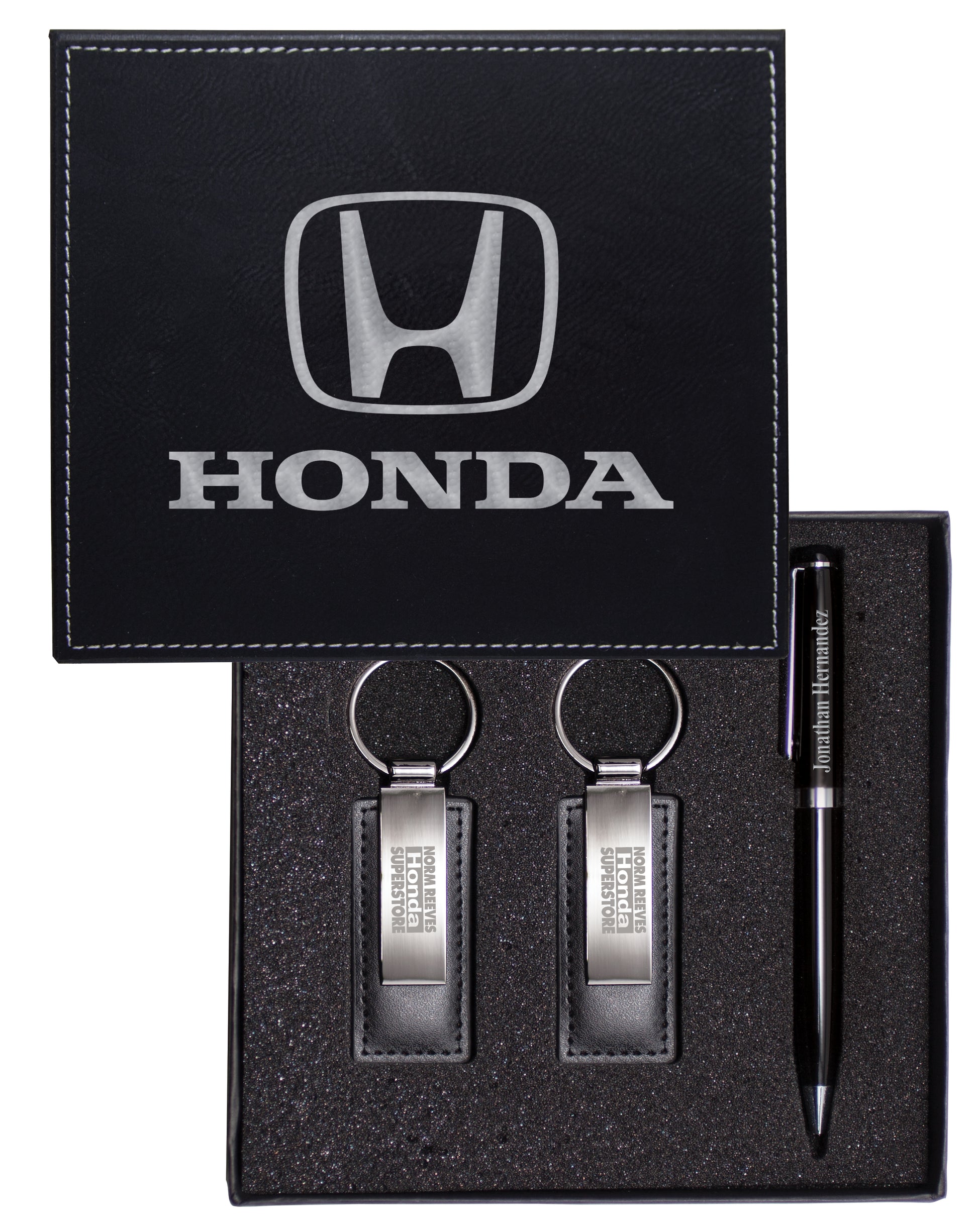His and Hers Keychain With Pen