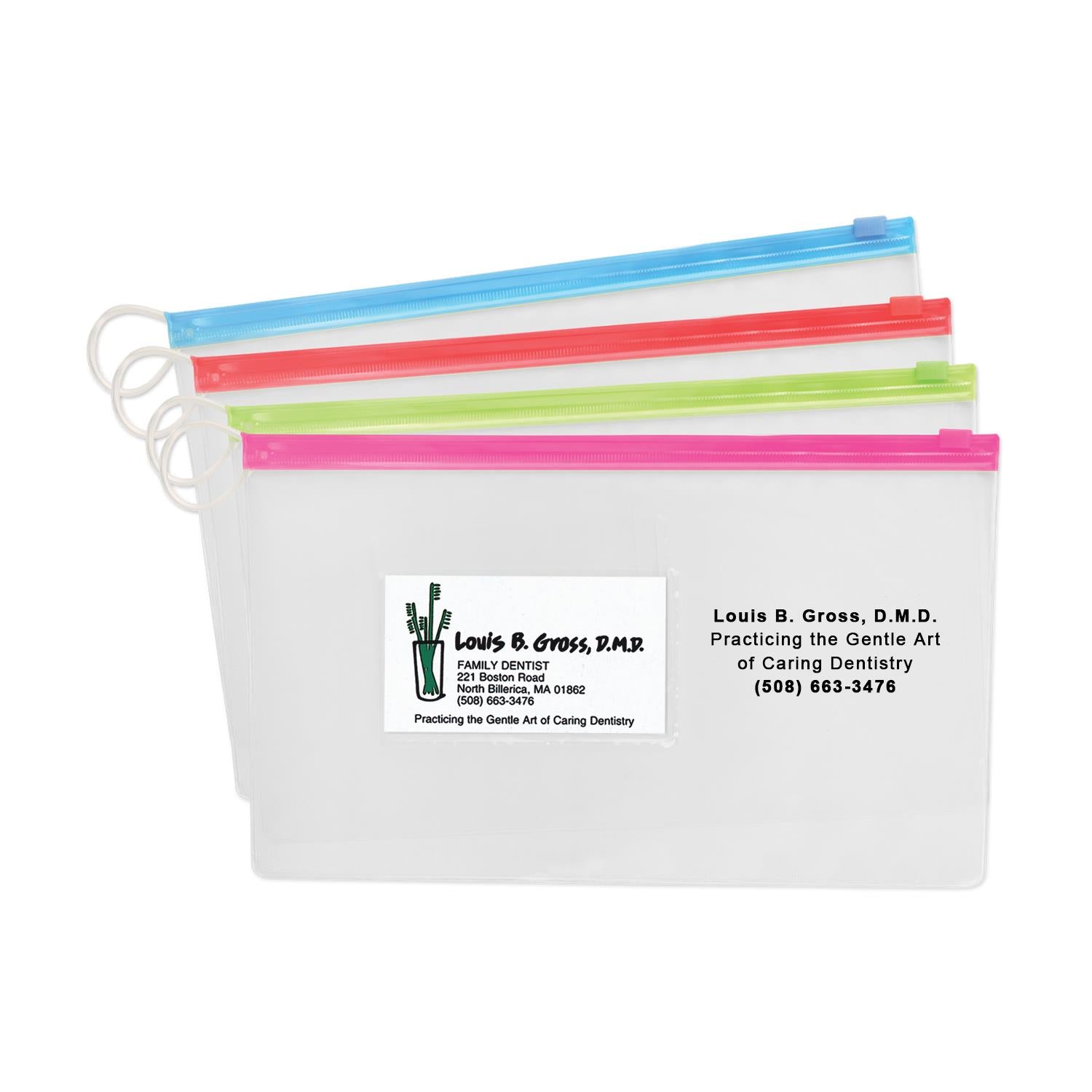 Assorted Large Pouch w/ Business Card Slot