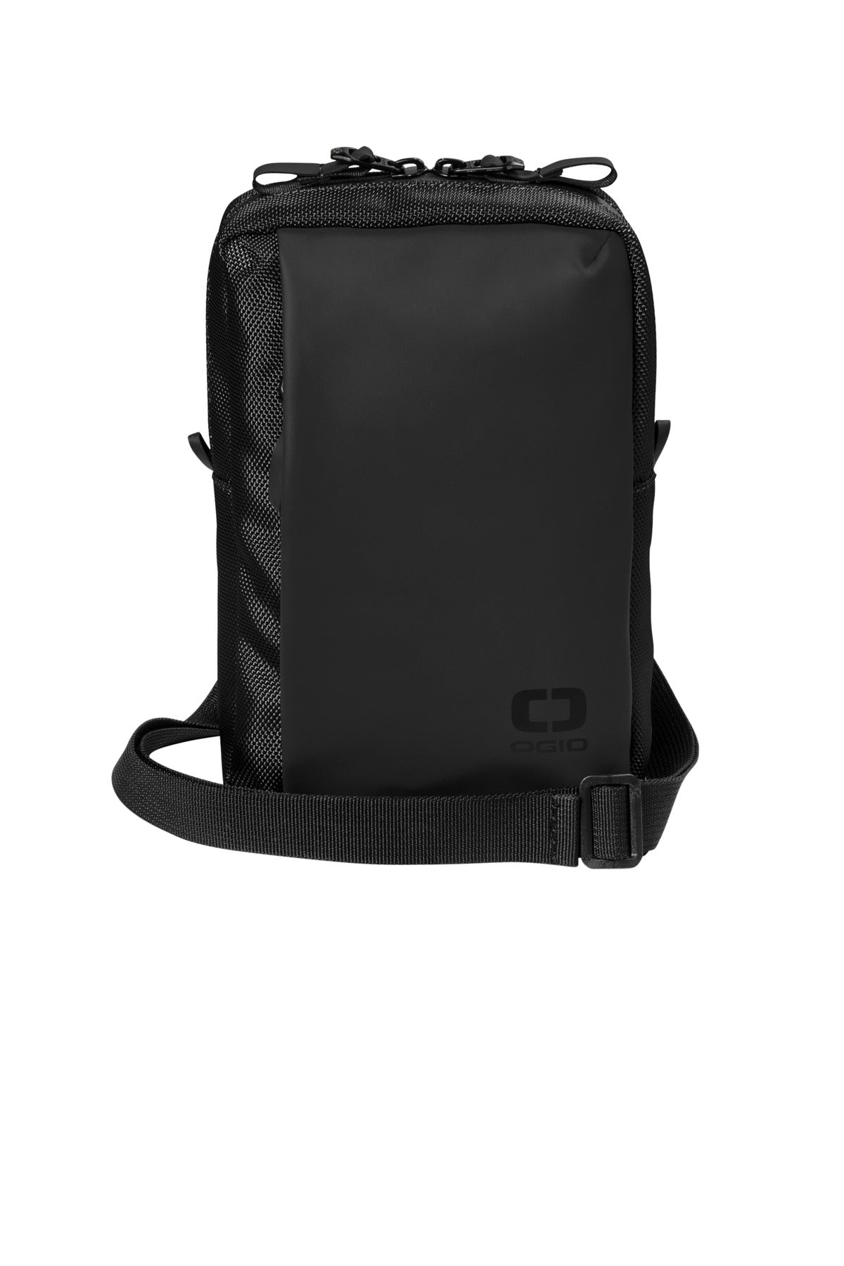 Front View of Blacktop OGIO Resistant Crossbody 97002