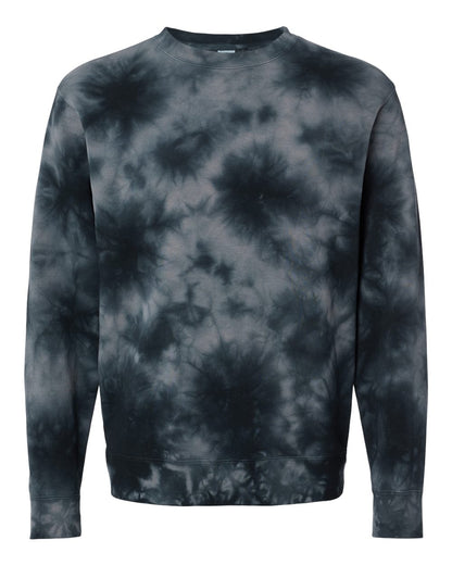Unisex Midweight Tie-Dyed Crewneck Sweatshirt - PRM3500TD