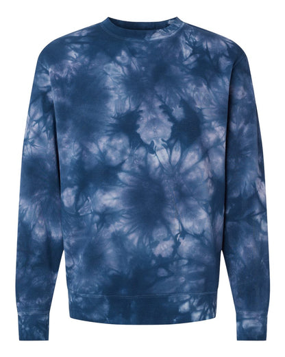 Unisex Midweight Tie-Dyed Crewneck Sweatshirt - PRM3500TD