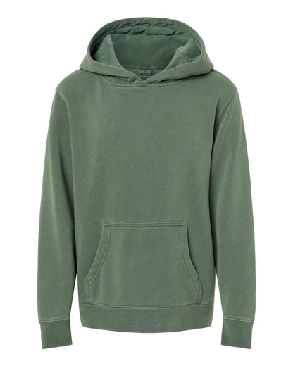 Youth Midweight Pigment-Dyed Hooded Sweatshirt - PRM1500Y