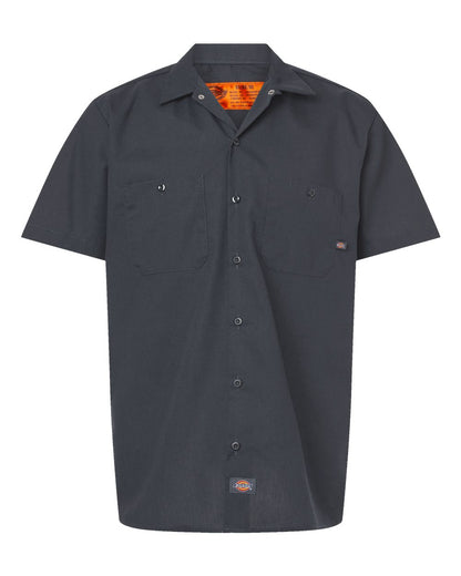 Men's Tall Industrial Short Sleeve Work Shirt - S535T