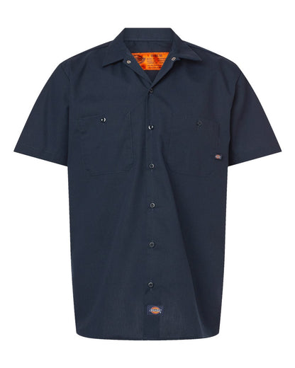 Men's Tall Industrial Short Sleeve Work Shirt - S535T