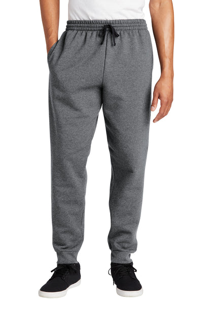 Front View of AthlHthr Jerzees NuBlend Fleece Jogger 975MP  - S