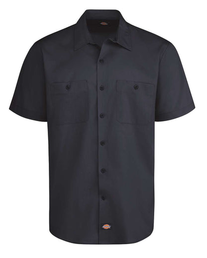 Men's Tall Industrial Worktech Ventilated Short Sleeve Work Shirt - LS51T