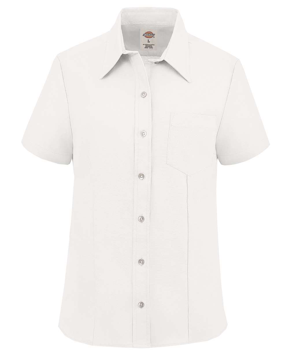 Women's Short Sleeve Stretch Oxford Shirt - S254