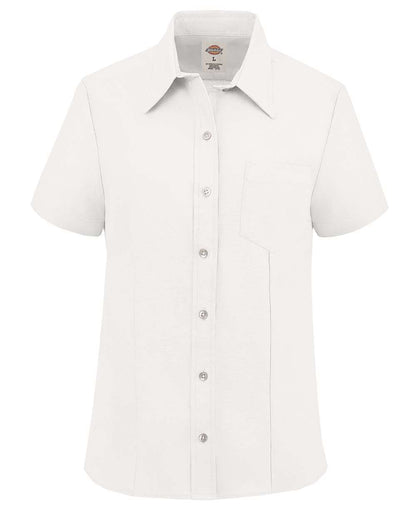 Women's Short Sleeve Stretch Oxford Shirt - S254