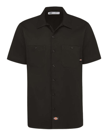 Men's Industrial Short Sleeve Cotton Work Shirt - S307