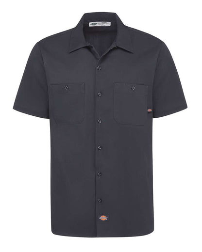 Men's Industrial Short Sleeve Cotton Work Shirt - S307