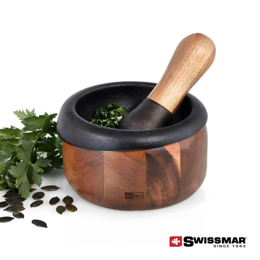 AdHoc® CRUSH Mortar & Pestle - Acacia