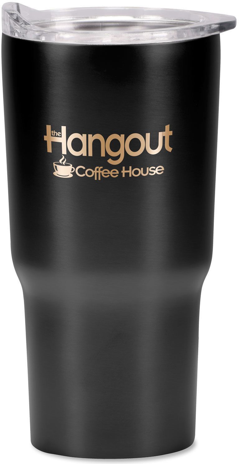 CONQUEST STAINLESS STEEL TRAVEL TUMBLER 20 OZ.