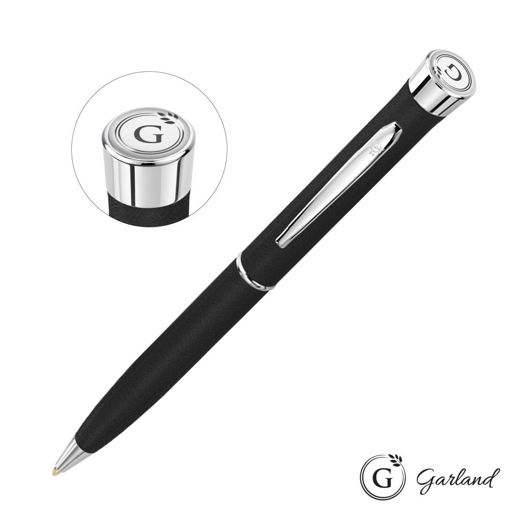 Garland® Tactical Textured Twist Pen - Chrome