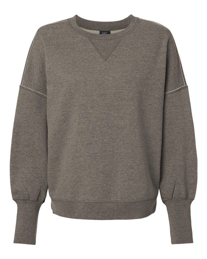 Women's Sueded Fleece Crewneck Sweatshirt - W22712
